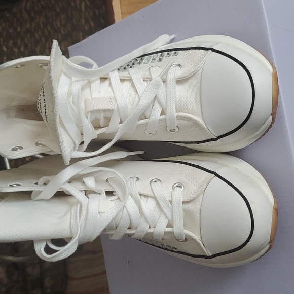 Madden Girl Winona White/Multi platform sneakers - Picture 6 of 6